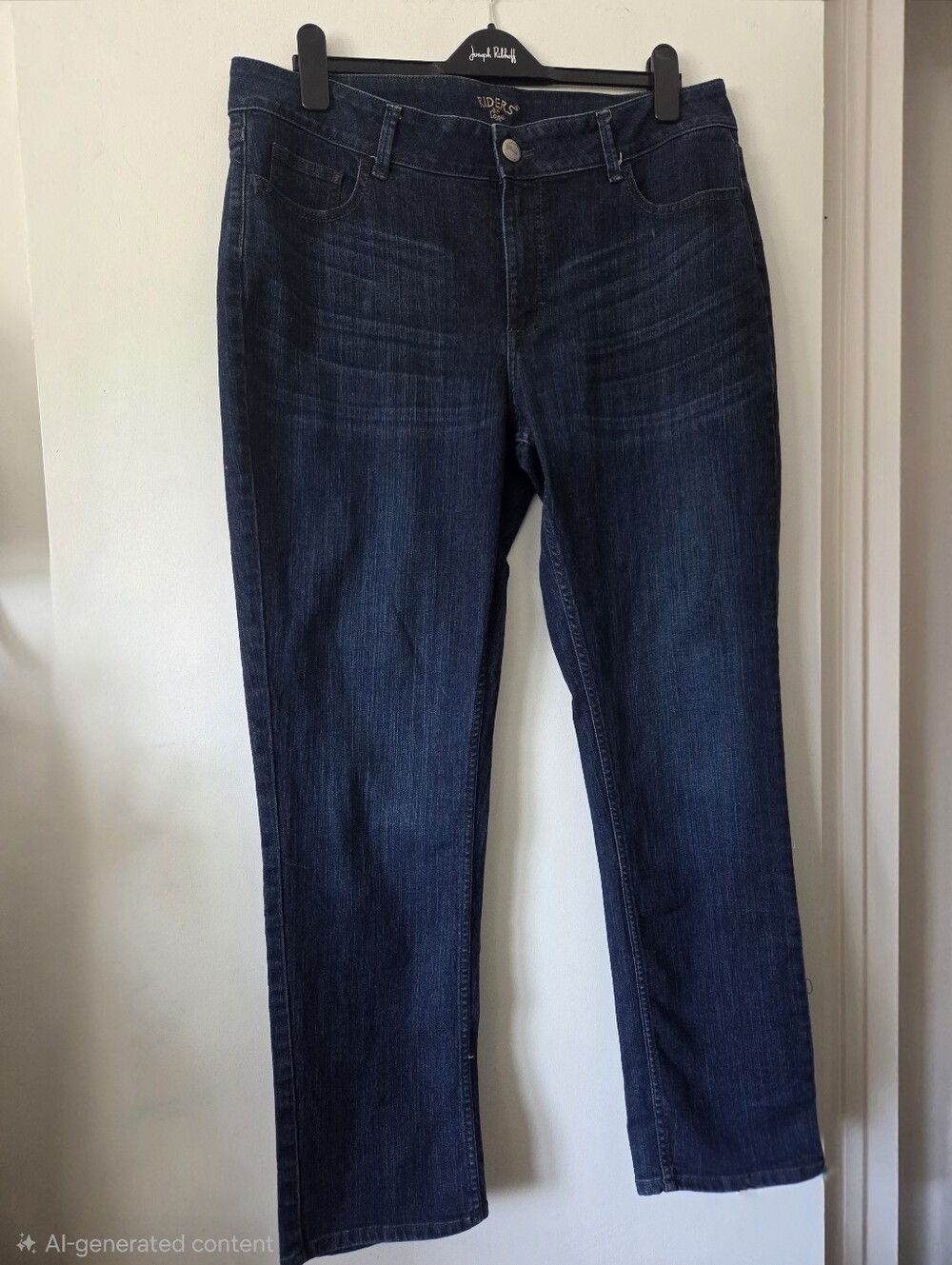 Riders Dark Blue Jeans with Back Pocket Stud Detail